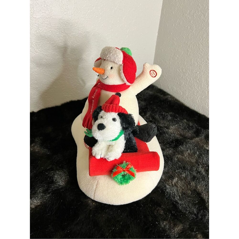 HALLMARK MUSICAL JINGLE PALS ANIMATED SLEIGH RIDE SNOW WHAT FUN‎ SLEDDERS
